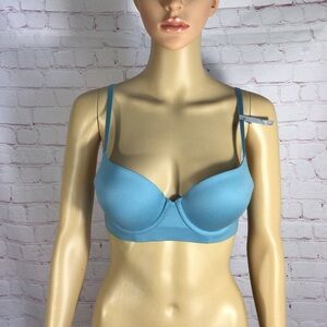 Aerie Real Sunnie Blue Demi Bra - Size 32C
